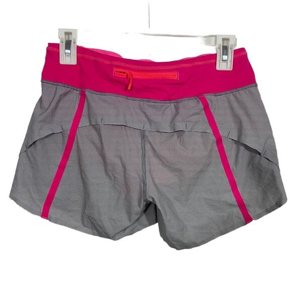 LuLuLemon Striped Turbo Run Speed Shorts - Picture 1 of 5